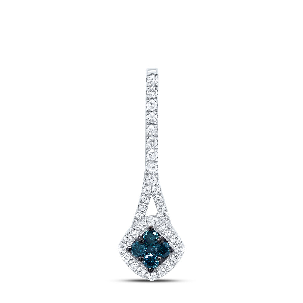 1/4CTW-DIA P1 GIFT BLUE DIAMOND  PENDANT Daisy Joyeria