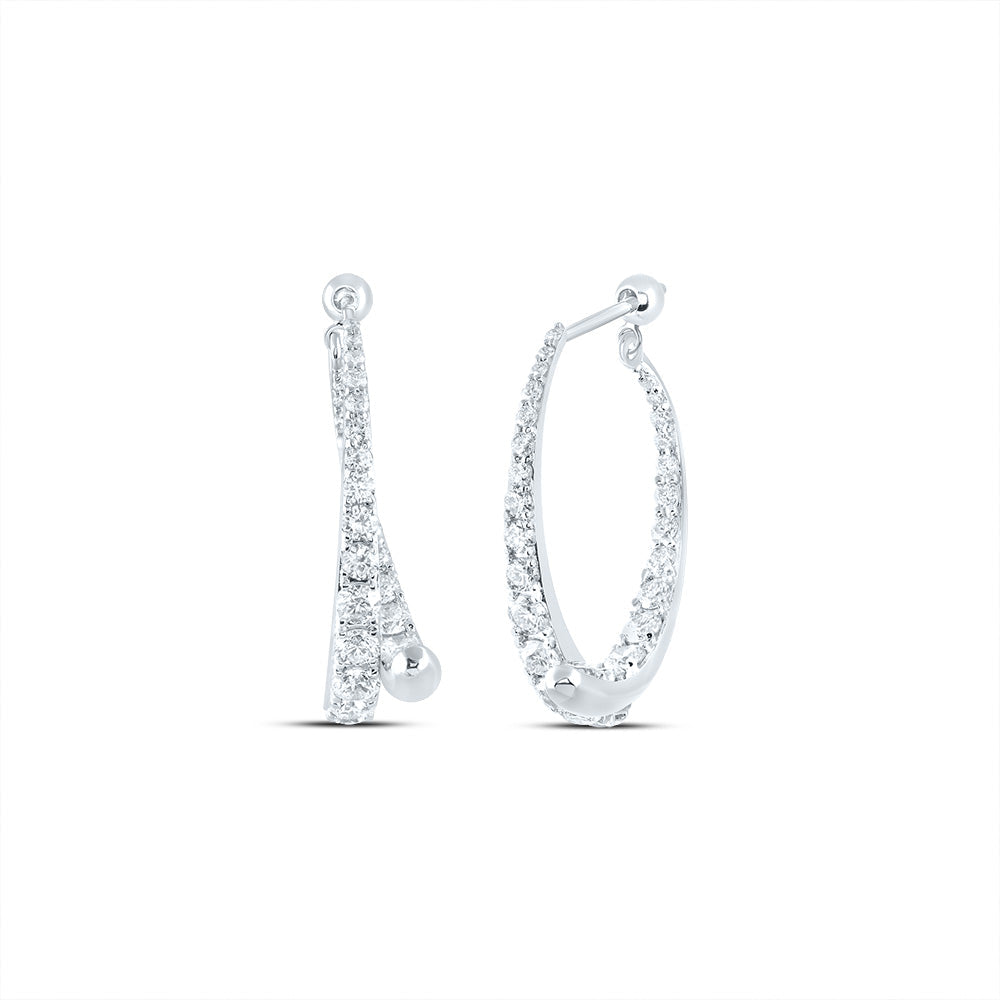 2CTW-NAT DIA ANA M FASHION DANGLING EARRING Daisy Joyeria