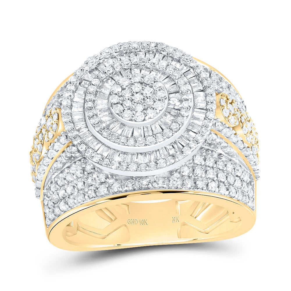 1 3/4CTW-NAT DIA NK FASHION ROUND LADIES RING 7 Daisy Joyeria