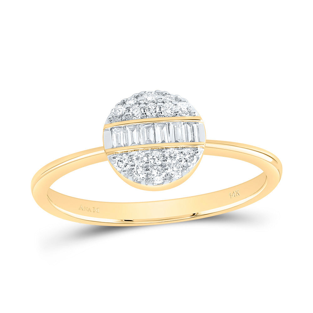 1/4CTW-NAT DIA ANA M FASHION ROUND RING 7 Daisy Joyeria