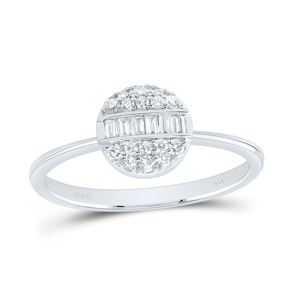 1/4CTW-NAT DIA ANA M FASHION ROUND RING 7 Daisy Joyeria
