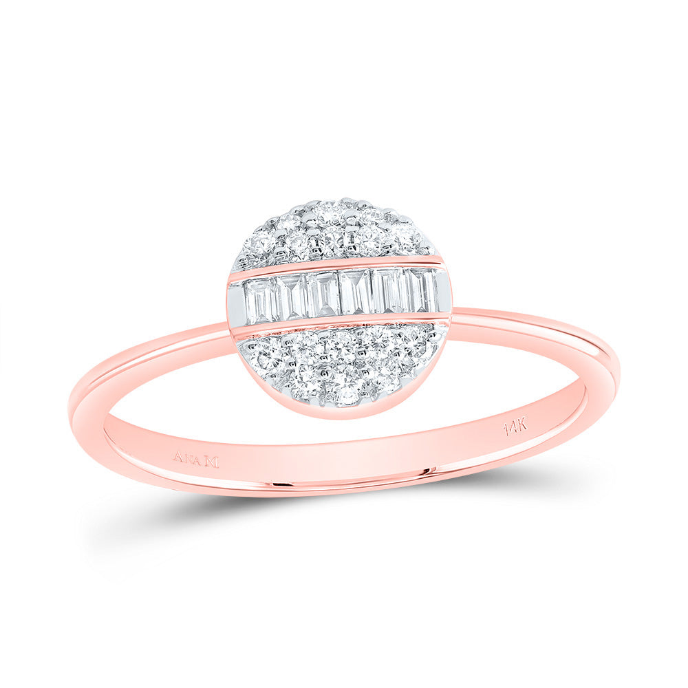 1/4CTW-NAT DIA ANA M FASHION ROUND RING 7 Daisy Joyeria
