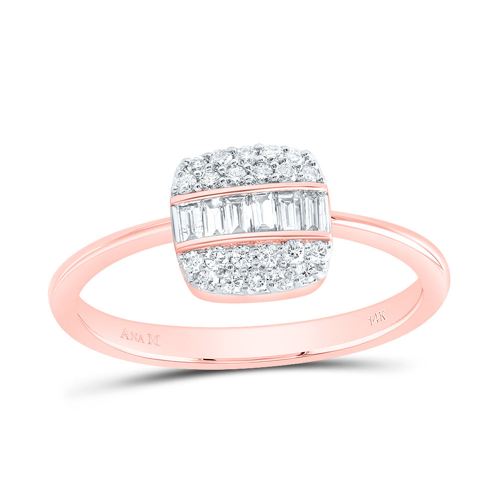 1/3CTW-NAT DIA ANA M FASHION CUSHION RING 7 Daisy Joyeria