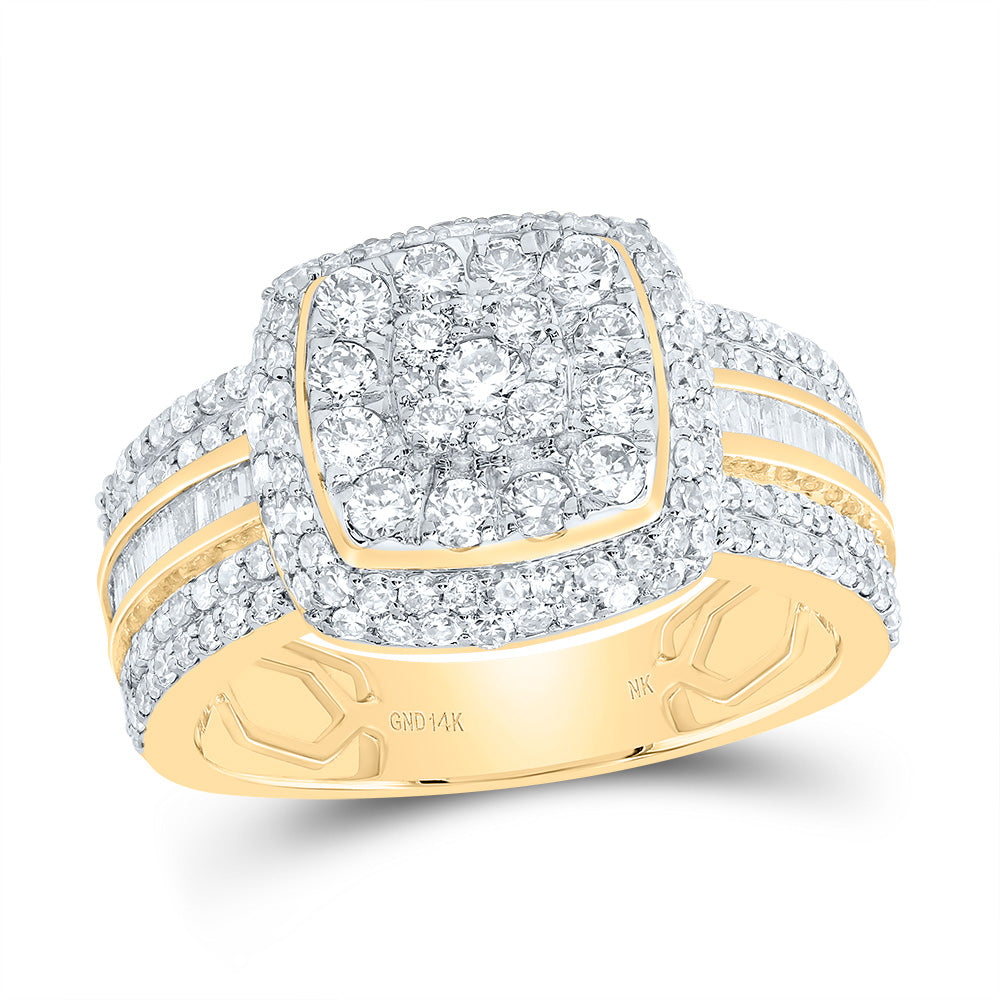 1 1/3CTW-DIA NK FASHION CUSHION RING 7 Daisy Joyeria
