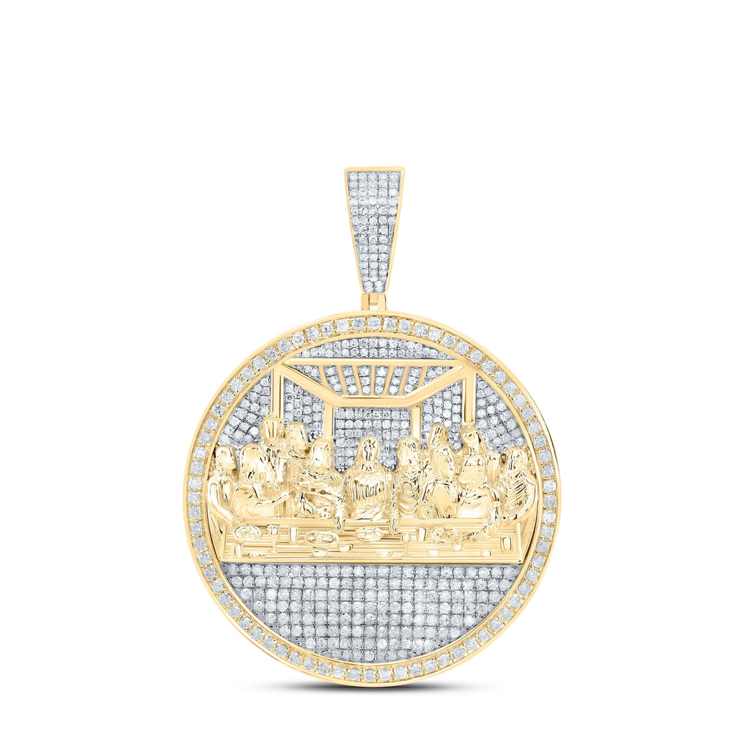 2 CTW-DIA P1 LAST SUPPER MENS CHARM Daisy Joyeria