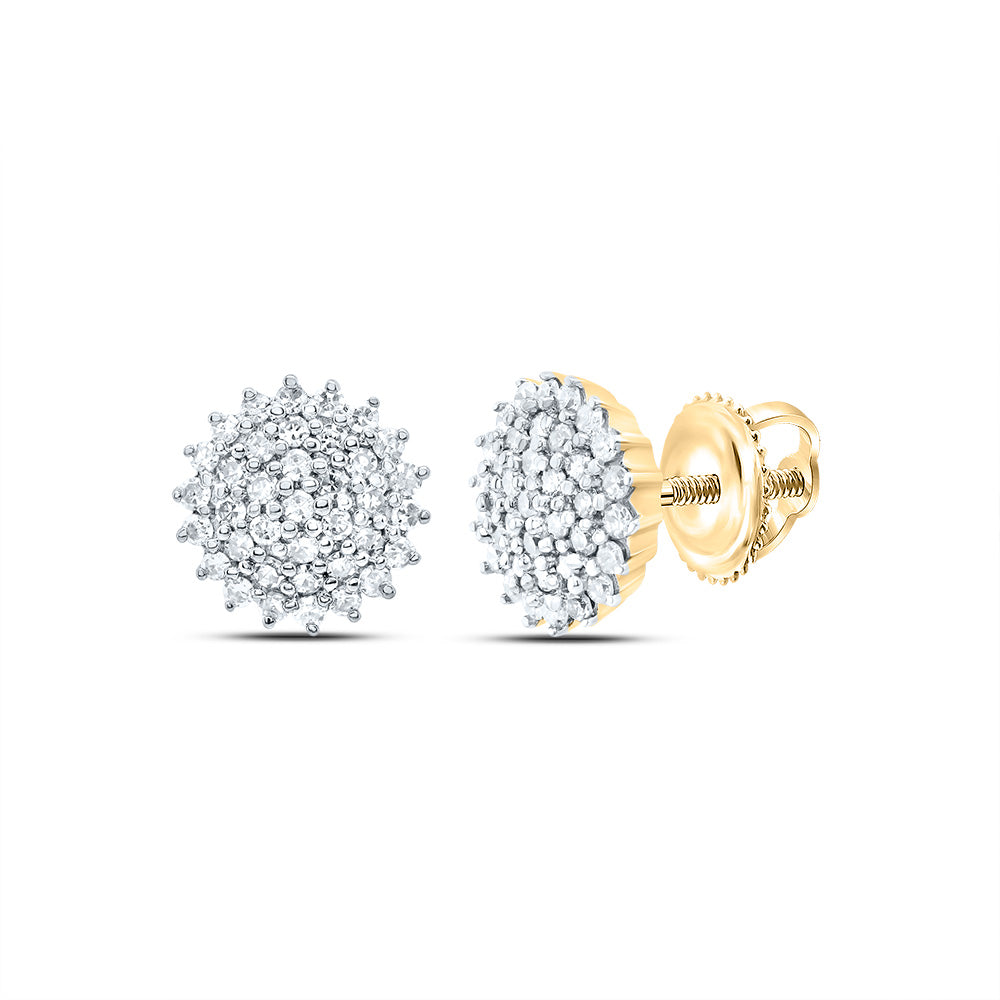 1/5CTW-DIA NK GIFT ROUND STUD EARRING Daisy Joyeria