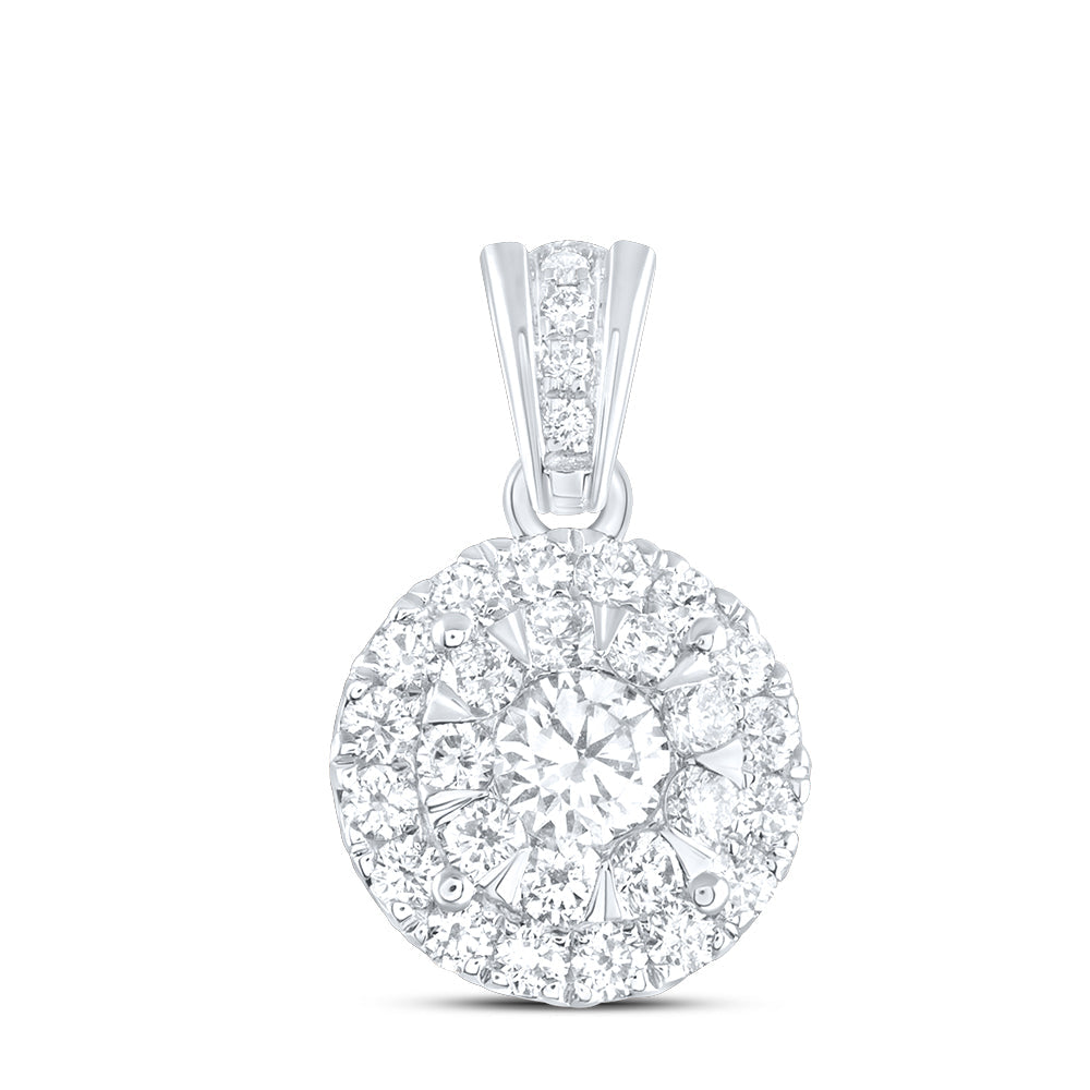3/4CTW-DIA ANA M ELITE 1/4CT-CRD FASHION ROUND PENDANT Daisy Joyeria