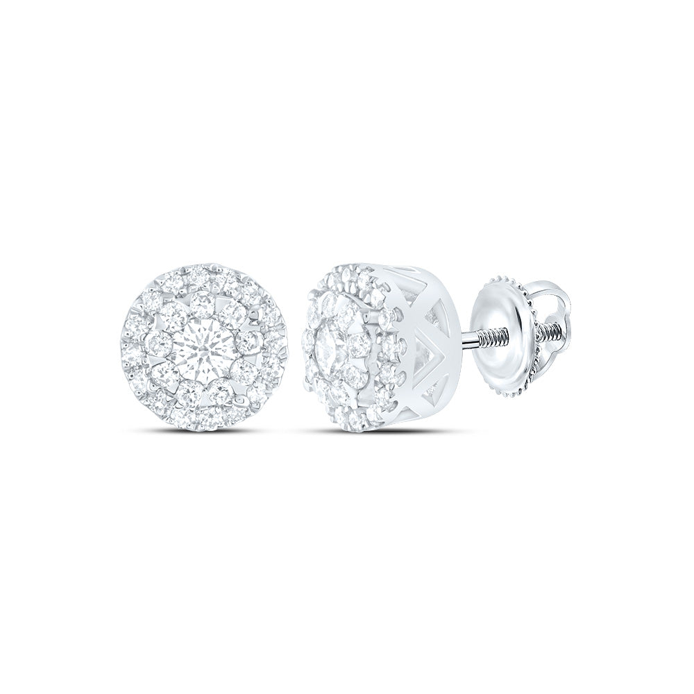 1/3CTW-DIA ANA M ELITE FASHION ROUND STUD EARRING Daisy Joyeria