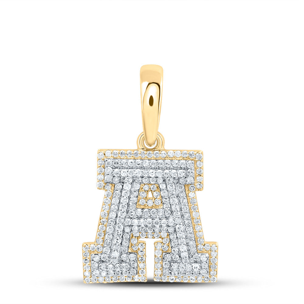 3/4CTW-DIA P1 GIFT INITIAL "A" PENDANT Daisy Joyeria