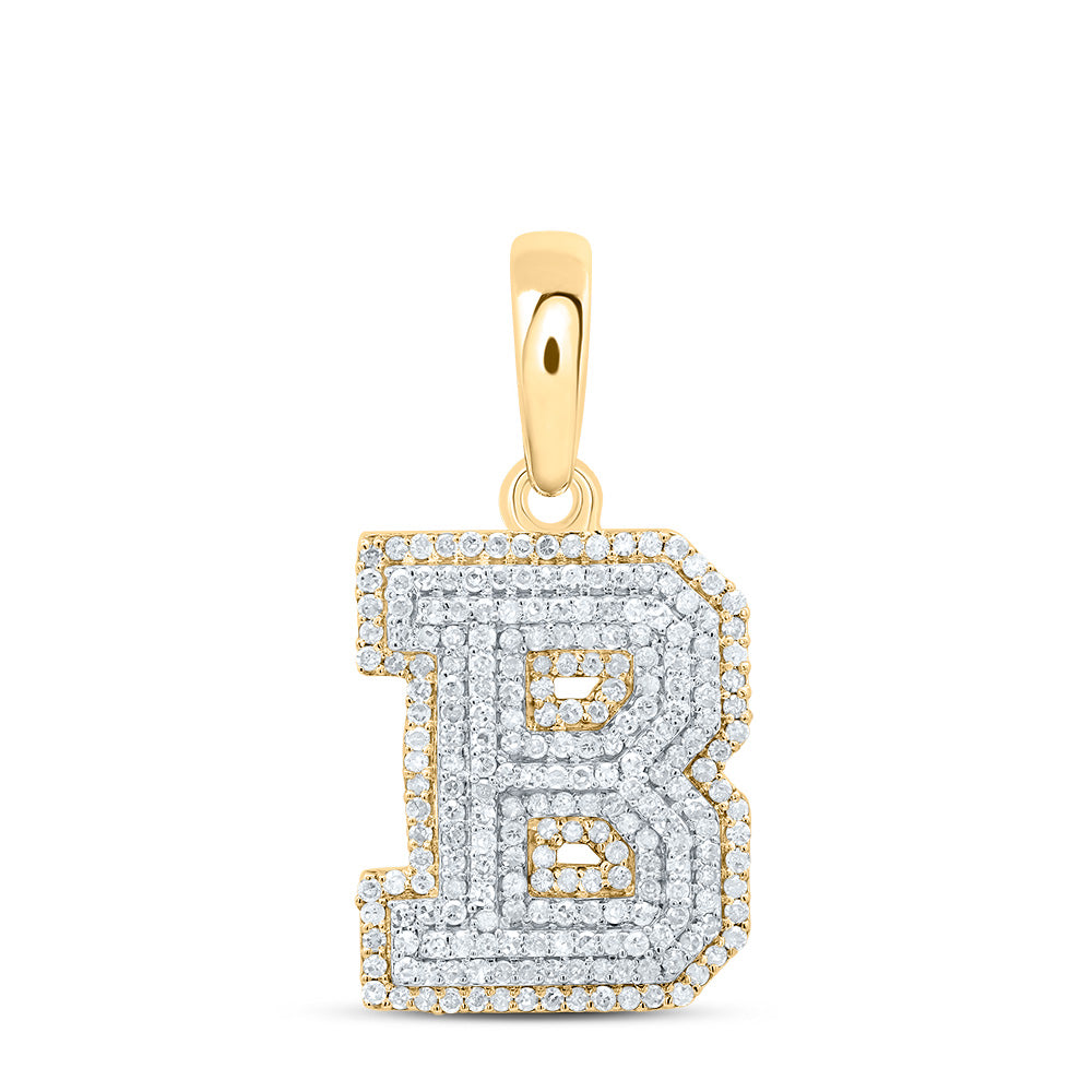 5/8CTW-DIA P1 GIFT INITIAL "B" PENDANT Daisy Joyeria