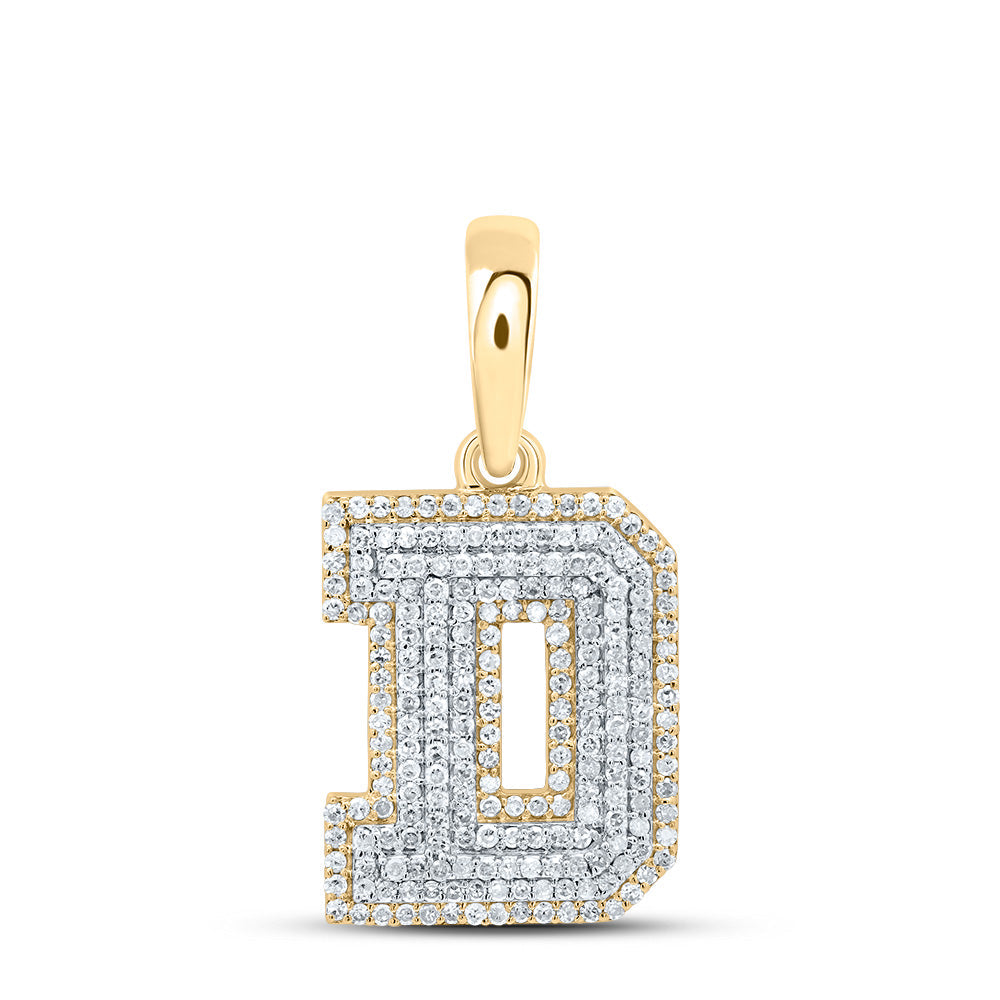 5/8CTW-DIA P1 GIFT INITIAL "D" PENDANT Daisy Joyeria