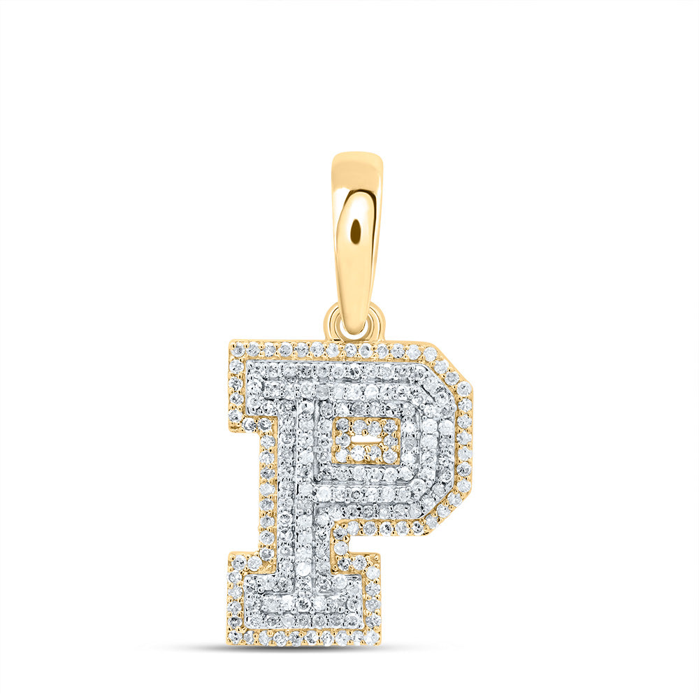 1/2CTW-DIA P1 GIFT INITIAL "P" PENDANT Daisy Joyeria