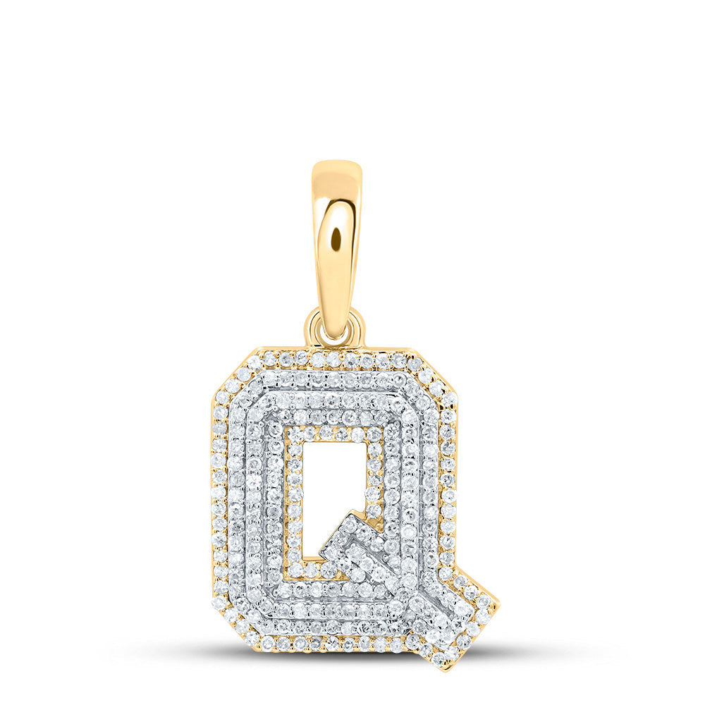 5/8CTW-DIA P1 GIFT INITIAL "Q" PENDANT Daisy Joyeria