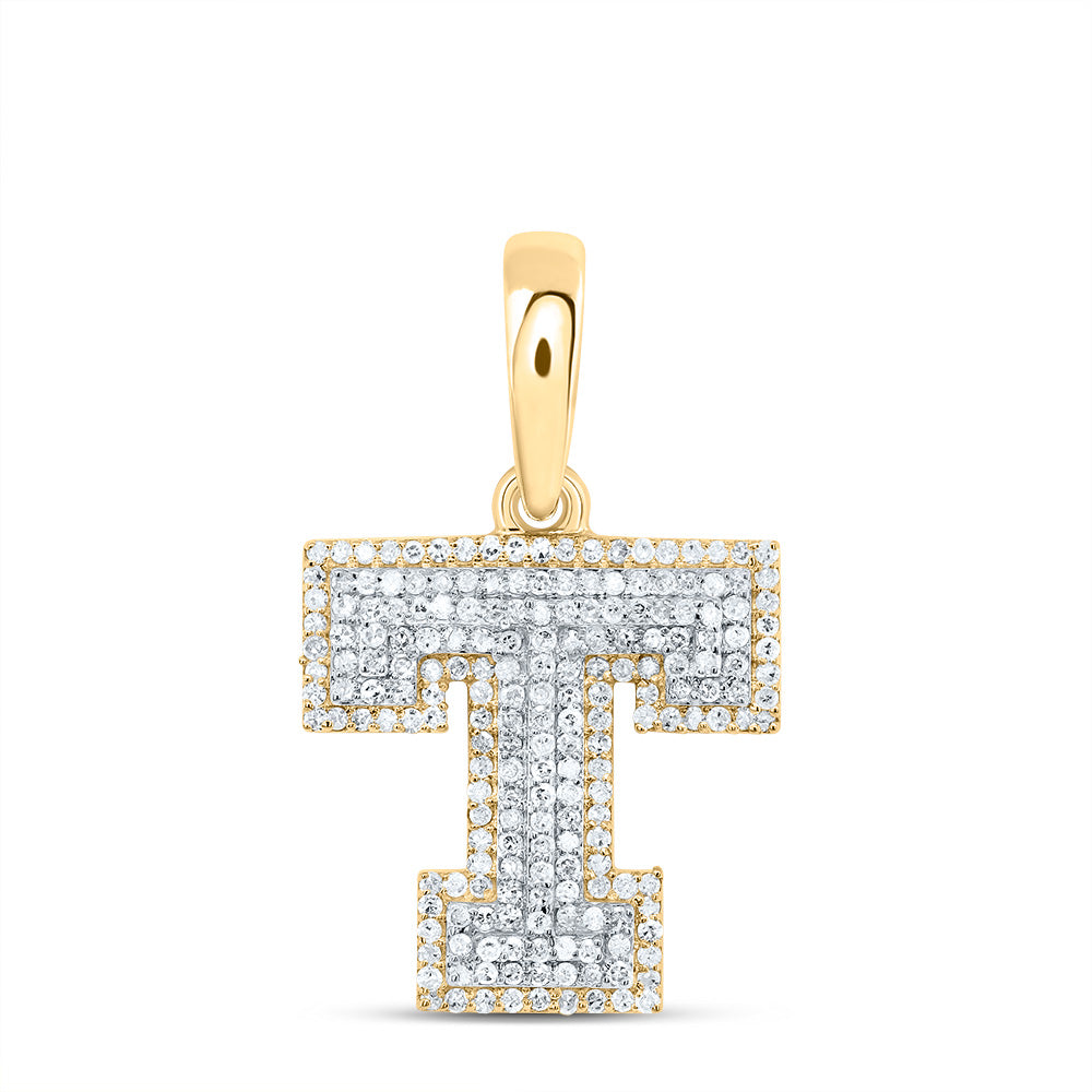 5/8CTW-DIA P1 GIFT INITIAL "T" PENDANT Daisy Joyeria