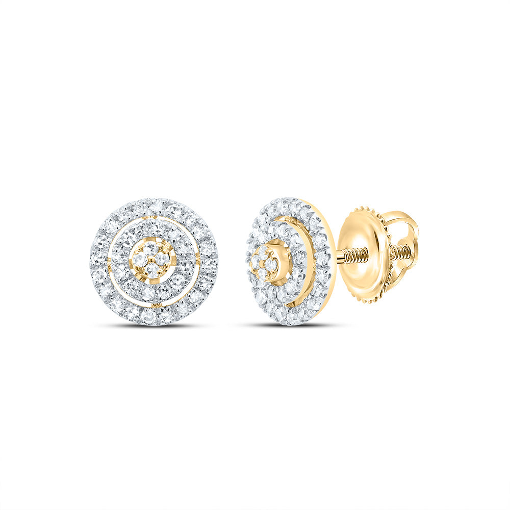 1/5CTW-DIA NK GIFT ROUND STUD EARRING Daisy Joyeria