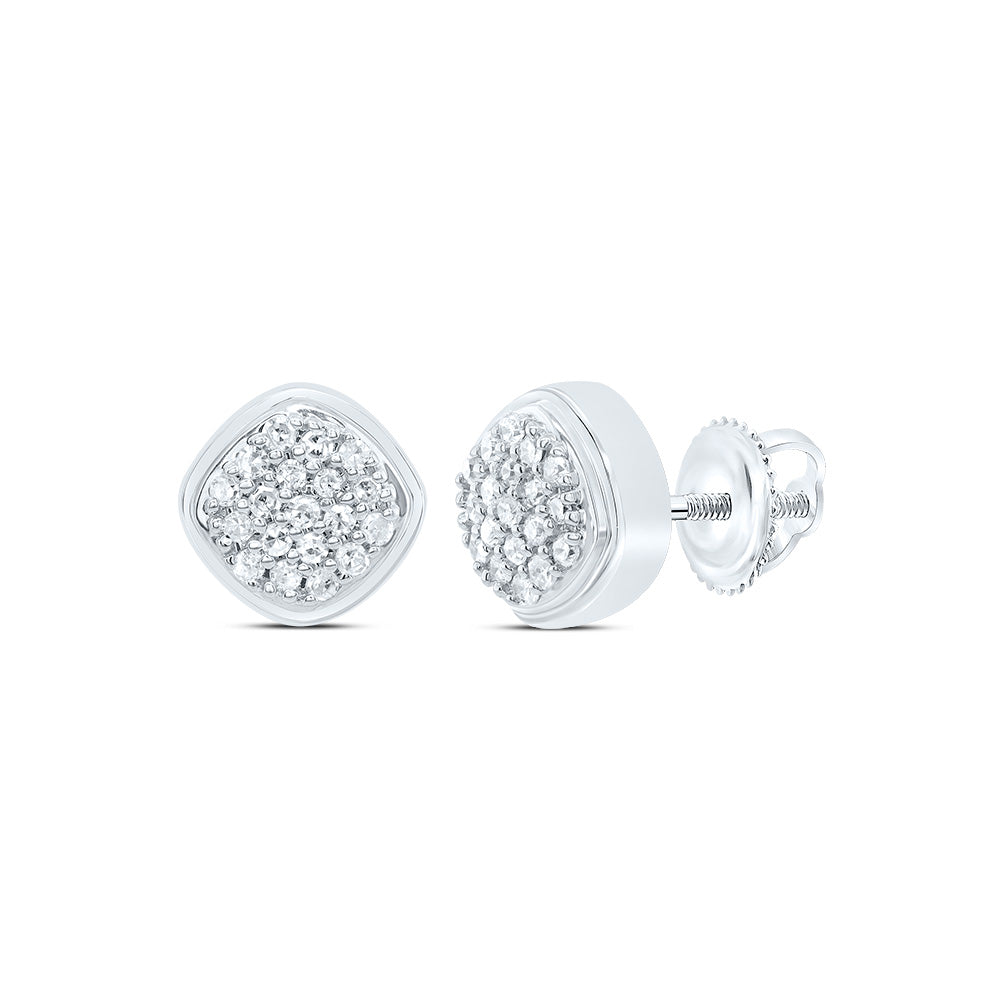 1/10CTW-DIA P1 GIFT CUSHION STUD EARRING Daisy Joyeria