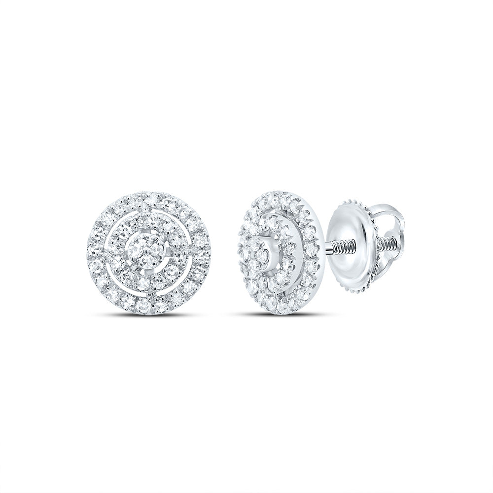 1/5CTW-DIA NK GIFT ROUND STUD EARRING Daisy Joyeria