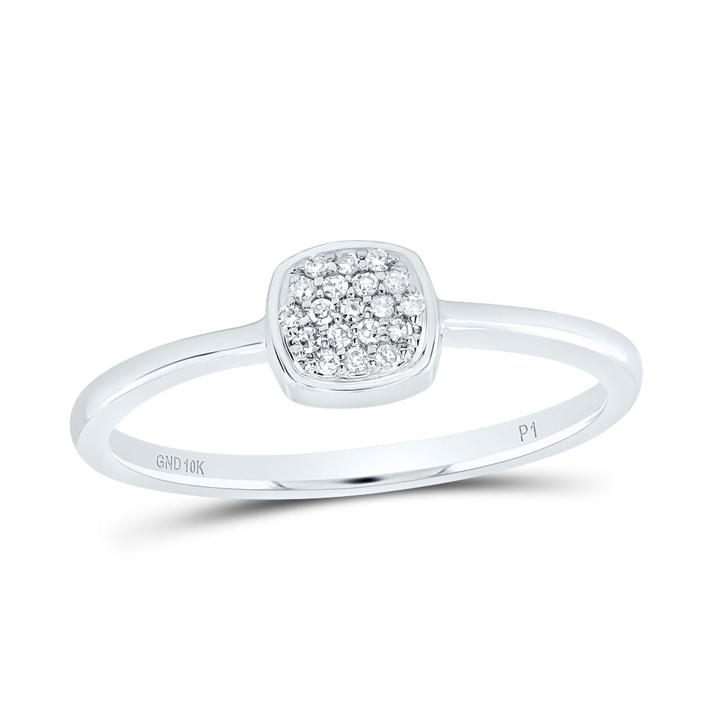 1/20CTW-DIA P1 GIFT CUSHION RING 7 Daisy Joyeria