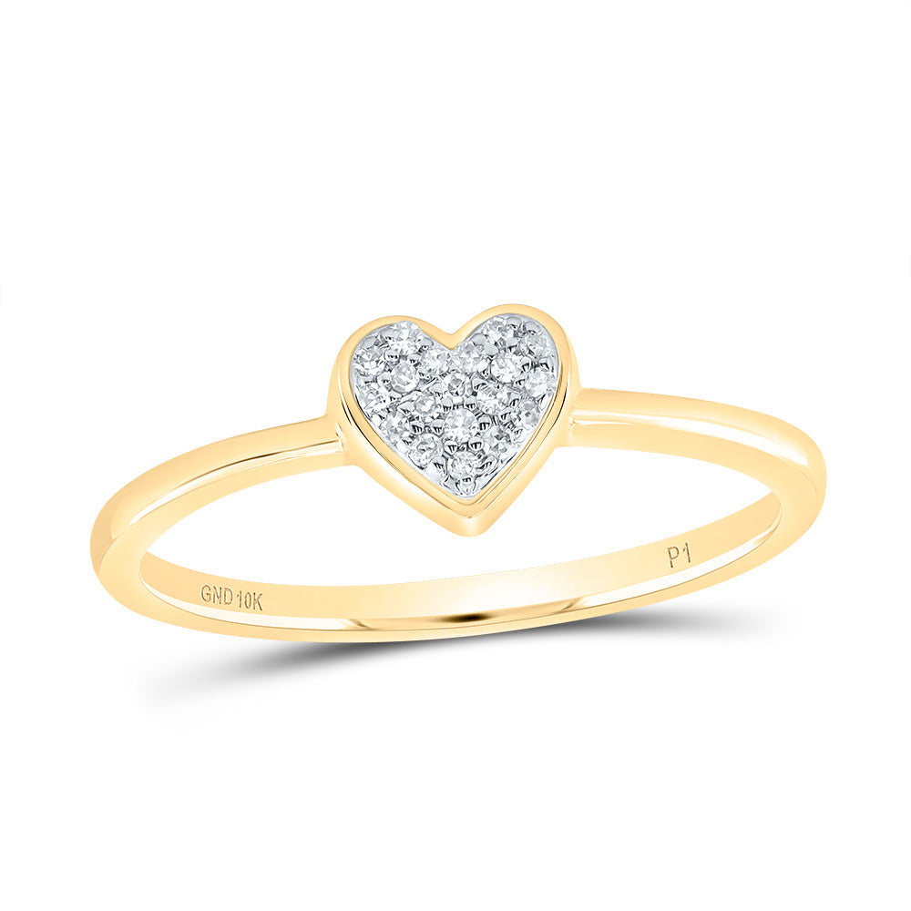 1/20CTW-NAT DIA P1 GIFT HEART RING 7 Daisy Joyeria