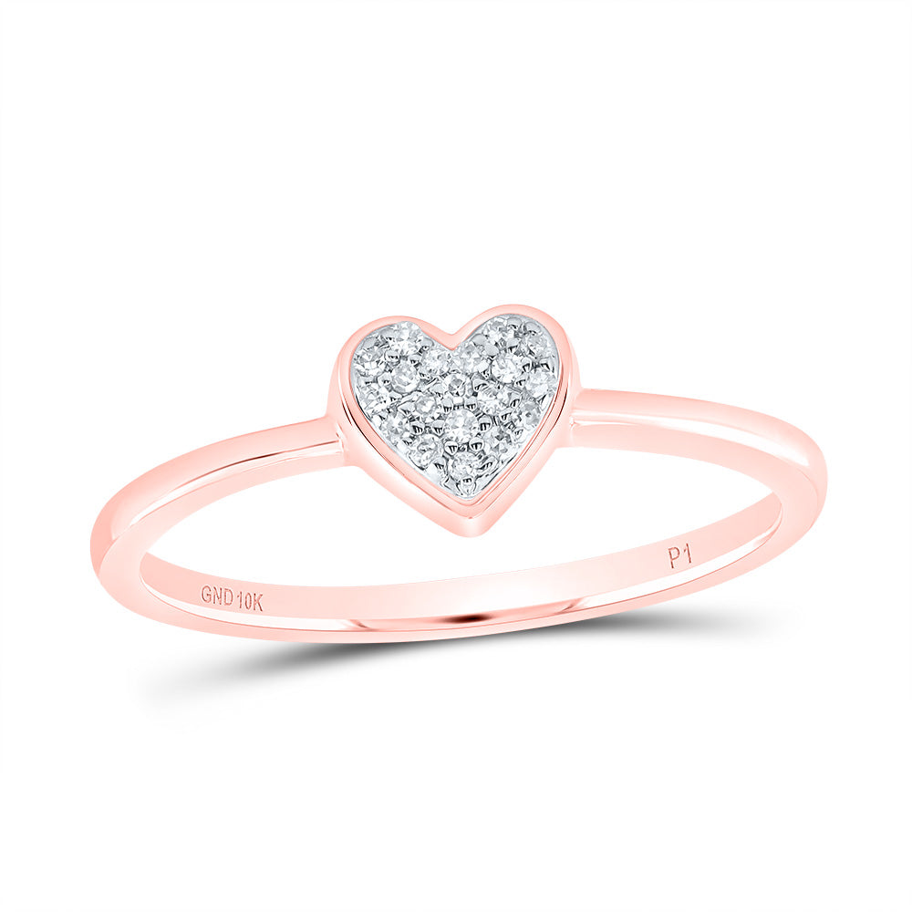 1/20CTW-NAT DIA P1 GIFT HEART RING 7 Daisy Joyeria