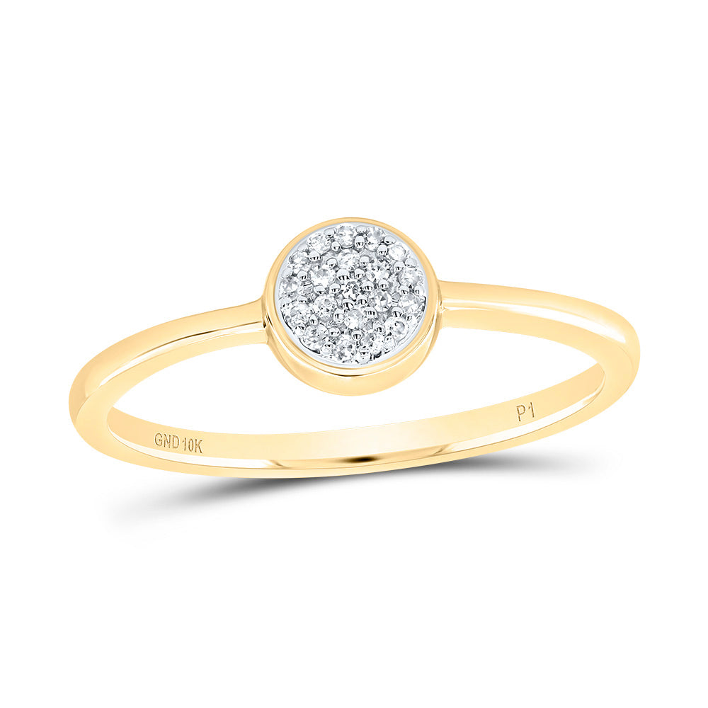 1/20CTW-DIA P1 GIFT ROUND RING 7 Daisy Joyeria
