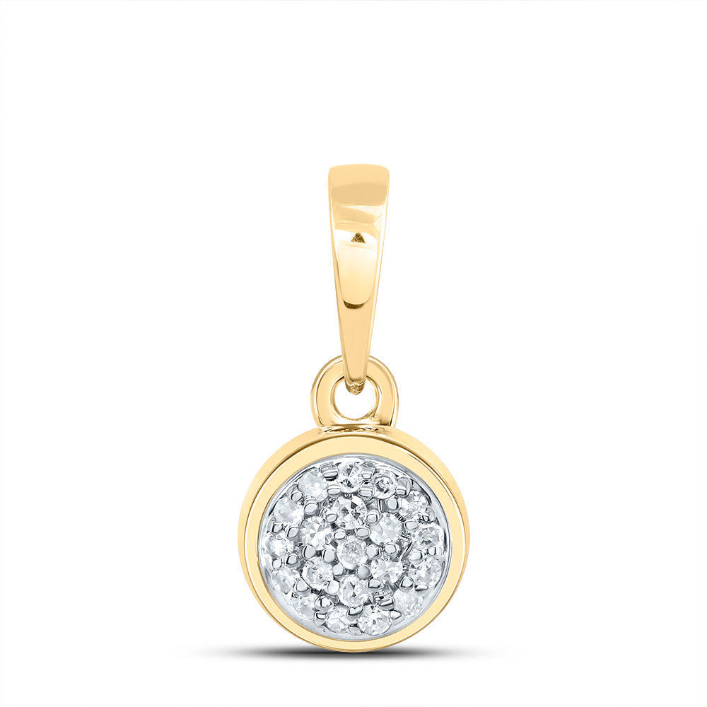 1/20CTW-DIA P1 GIFT ROUND PENDANT Daisy Joyeria