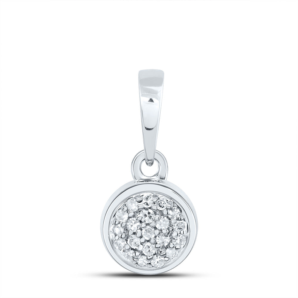 1/20CTW-DIA P1 GIFT ROUND PENDANT Daisy Joyeria