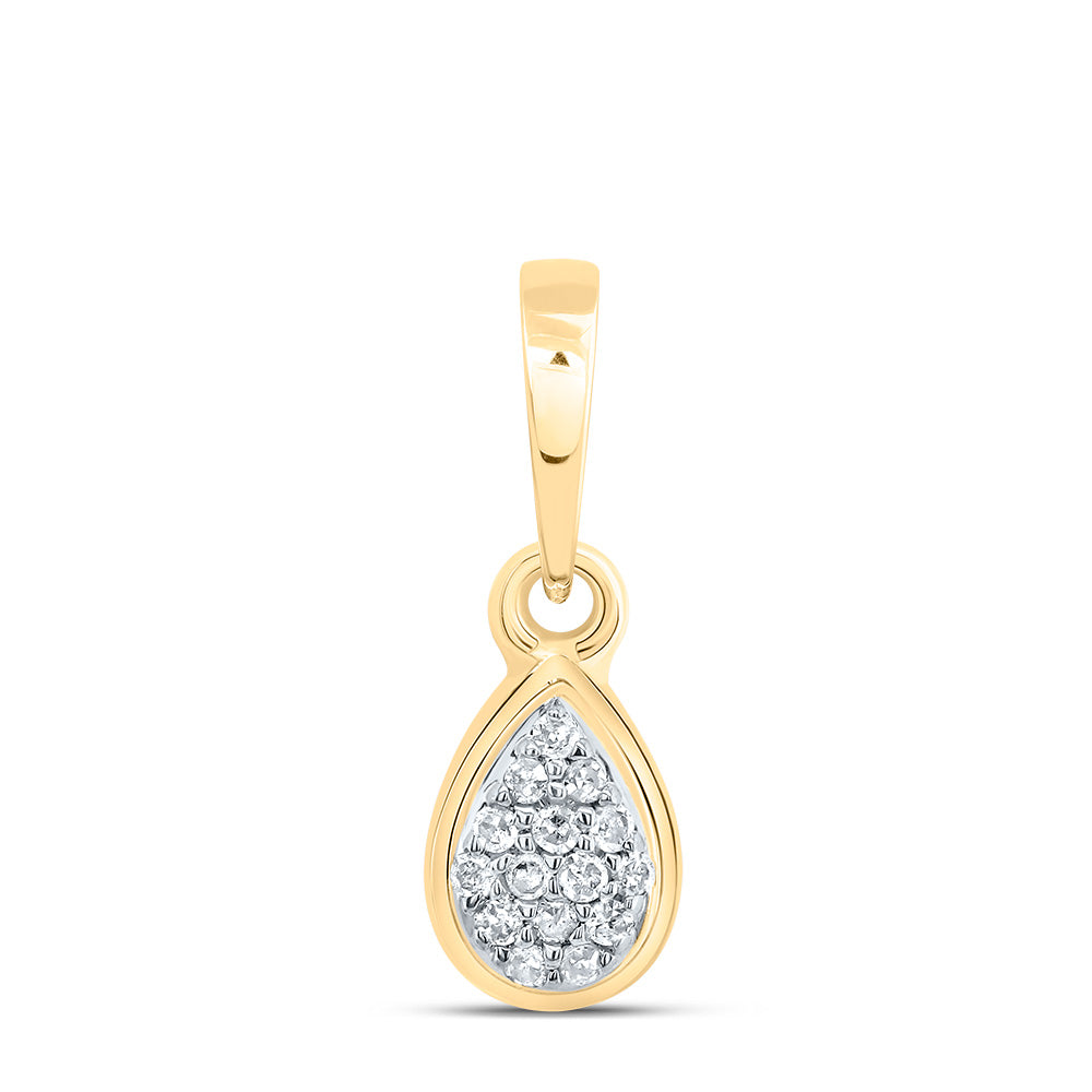 1/20CTW-DIA P1 GIFT PEAR PENDANT Daisy Joyeria