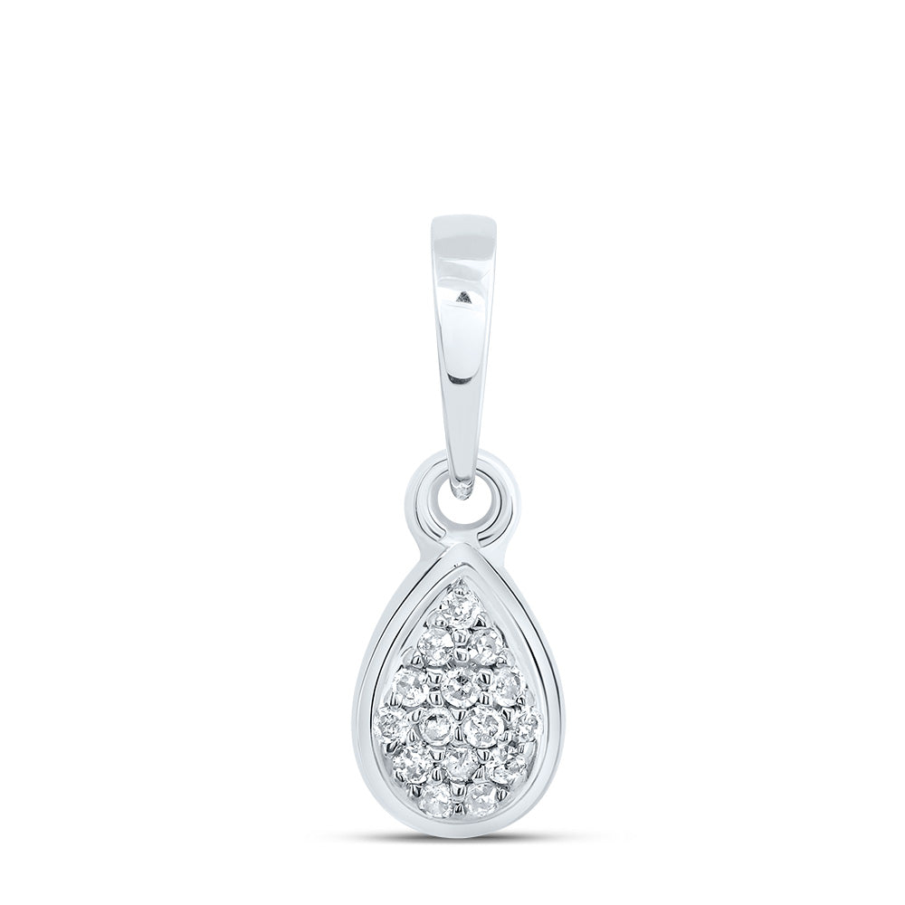 1/20CTW-DIA P1 GIFT PEAR PENDANT Daisy Joyeria
