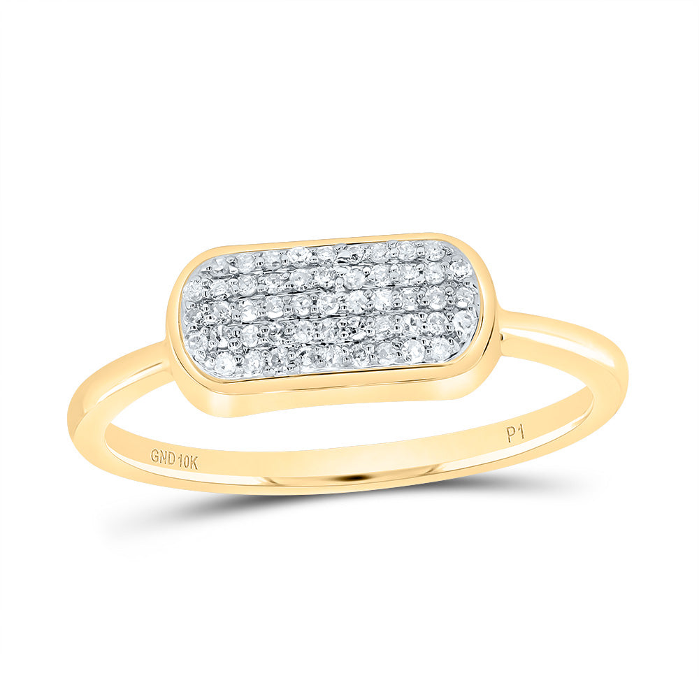 1/8CTW-DIA P1 GIFT RING 7 Daisy Joyeria