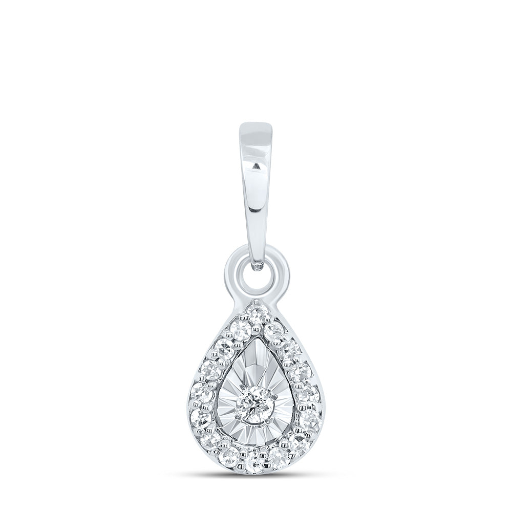 1/20CTW-DIA P1 GIFT PEAR PENDANT Daisy Joyeria