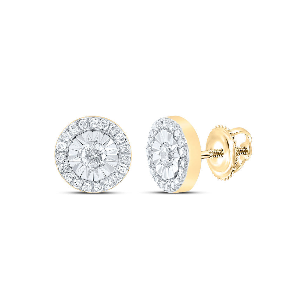 1/5CTW-DIA P1 GIFT ROUND STUD EARRING Daisy Joyeria