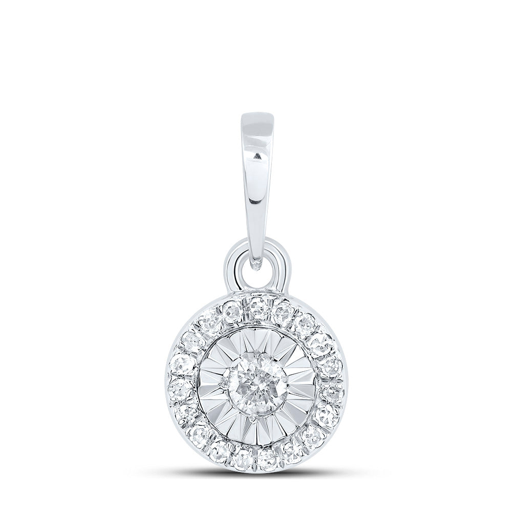 1/10CTW-DIA P1 GIFT ROUND PENDANT Daisy Joyeria