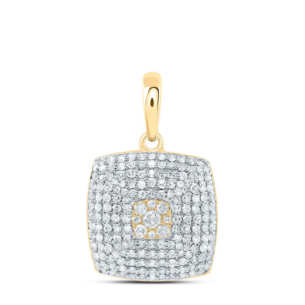 3/4CTW-DIA NK FASHION CUSHION PENDANT Daisy Joyeria