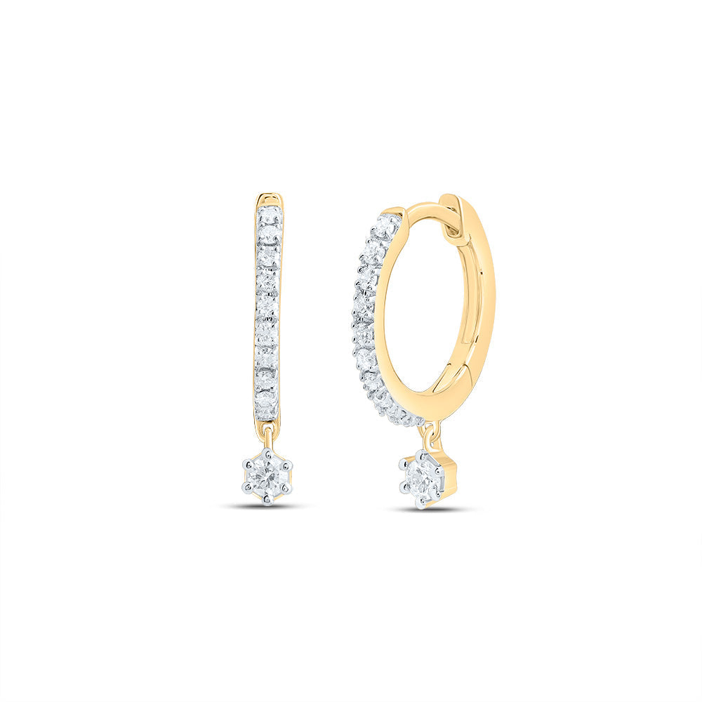 1/6 CTW-DIA CN GIFT DANGLING EARRING Daisy Joyeria