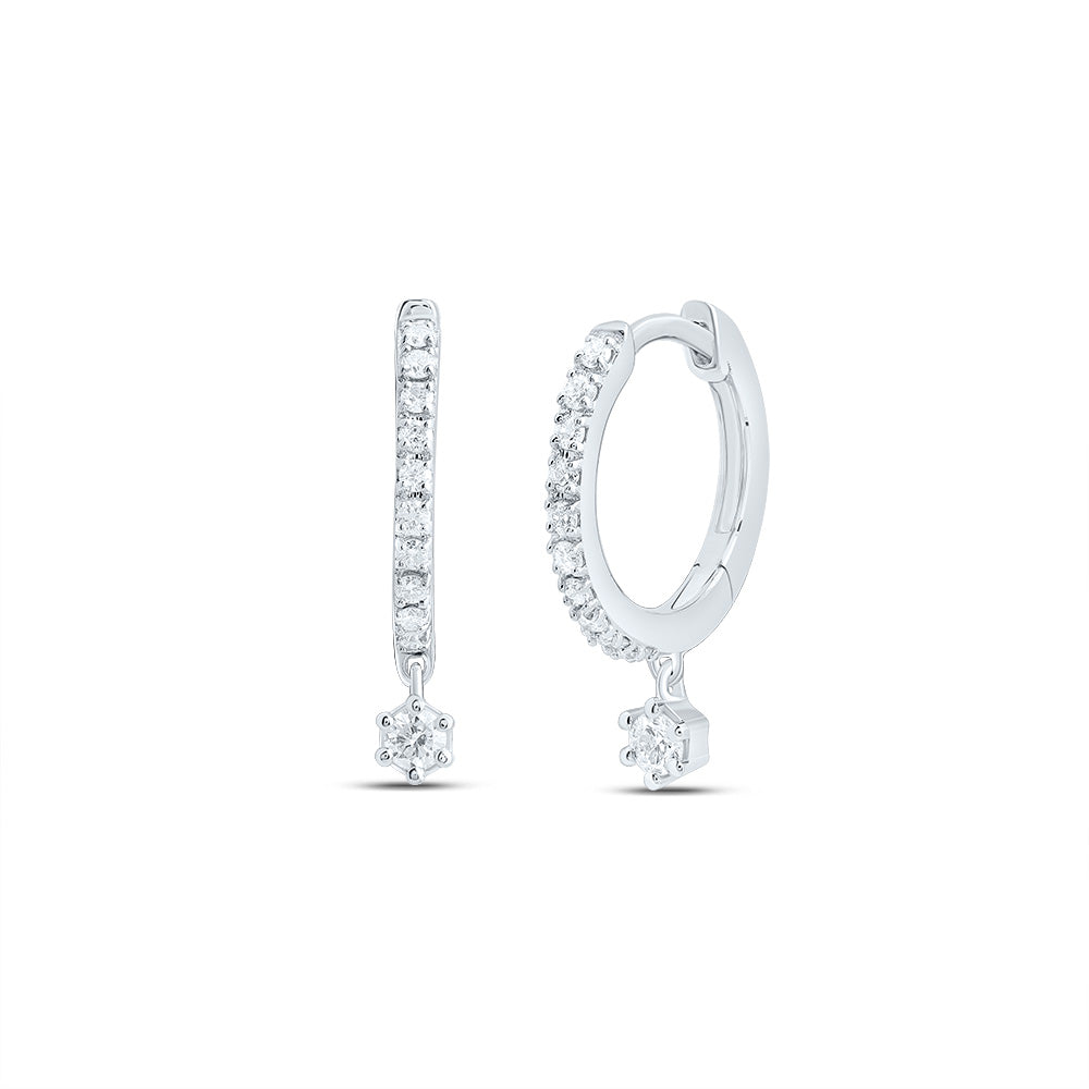 1/6 CTW-DIA CN GIFT DANGLING EARRING Daisy Joyeria