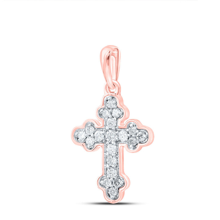 1/8CTW-DIA CN GIFT CROSS PENDANT Daisy Joyeria