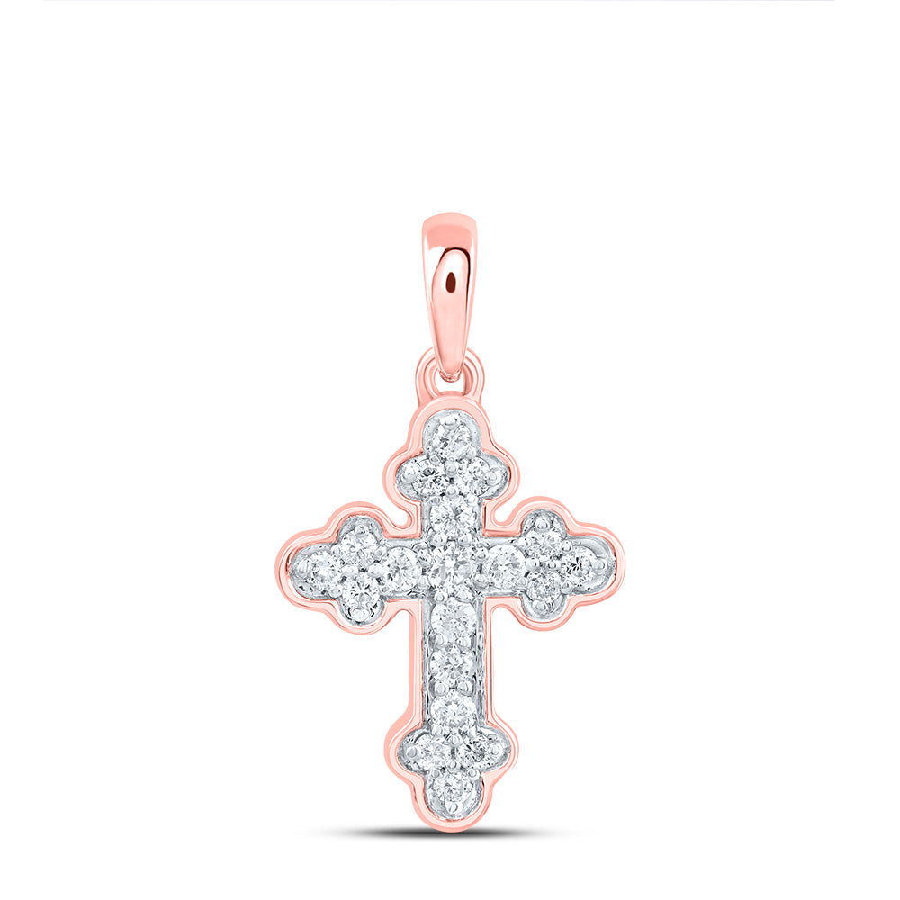 1/8CTW-DIA CN GIFT CROSS PENDANT Daisy Joyeria