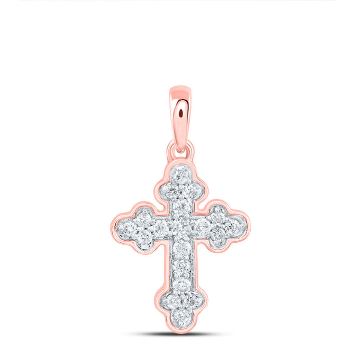 1/8CTW-DIA CN GIFT CROSS PENDANT Daisy Joyeria