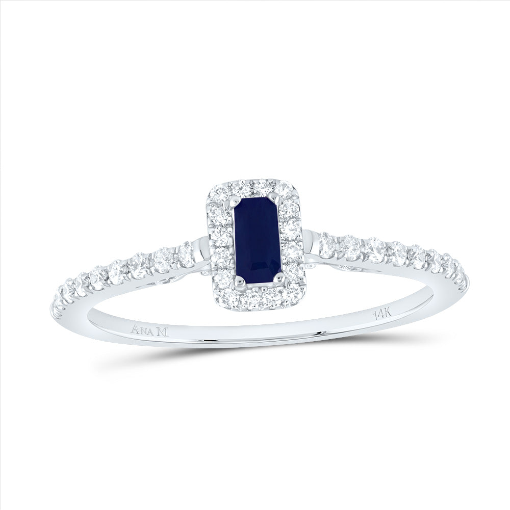 1/5CTW-DIA ANA M 4X2MM EM-BS NAT GEM RING 7 Daisy Joyeria