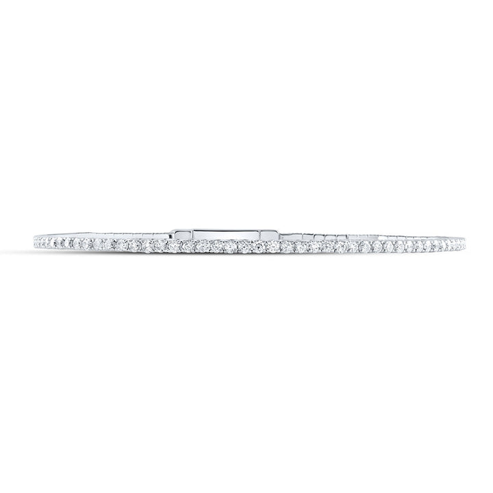 1 5/8CTW-DIA ANA M FASHION FLEXIBLE BANGLE (60X50MM) Daisy Joyeria