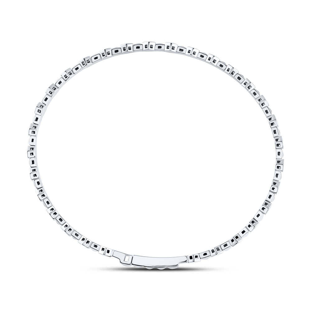 3/8CTW-DIA ANA M FASHION FLEXIBLE BANGLE (60X50MM) Daisy Joyeria