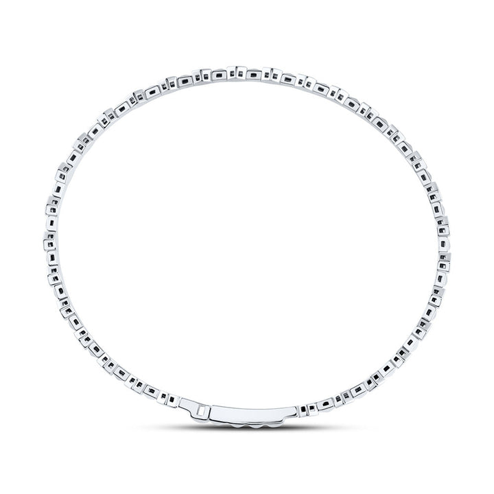 3/8CTW-DIA ANA M FASHION FLEXIBLE BANGLE (60X50MM) Daisy Joyeria