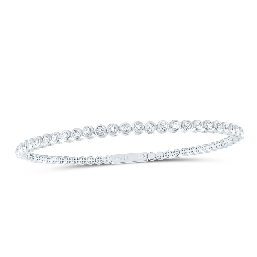 7/8CTW-DIA ANA M FASHION FLEXIBLE BANGLE (60X50MM) Daisy Joyeria