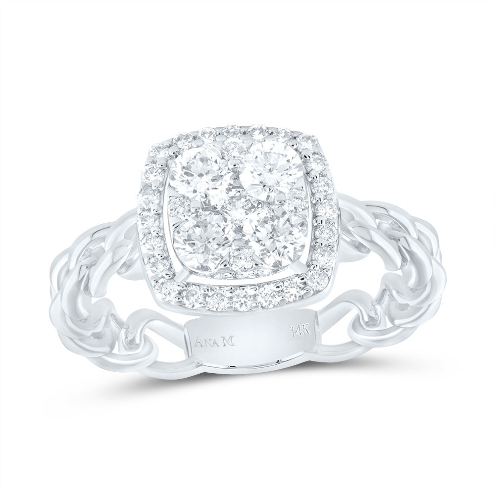 5/8CTW-DIA ANA M CUSHION FASHION RING 7 Daisy Joyeria