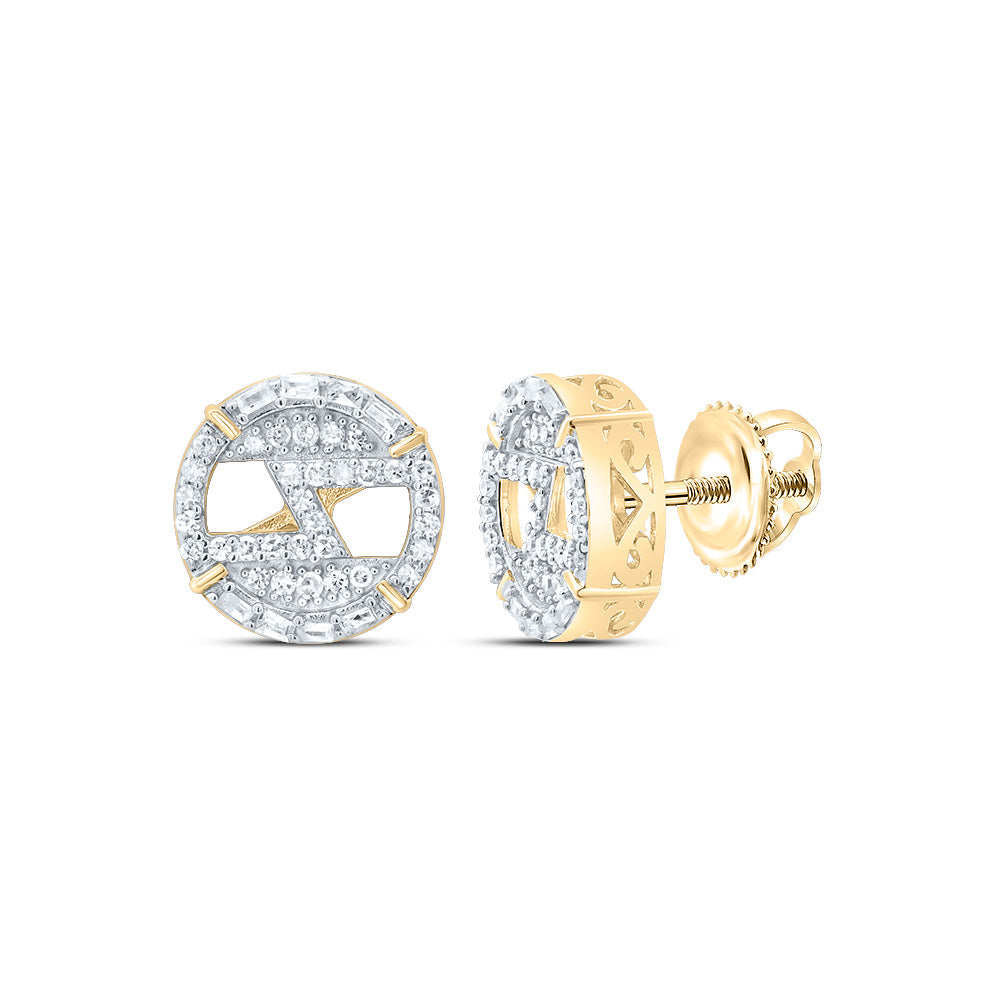 1/3CTW-DIA P1 GIFT ROUND STUD EARRING Daisy Joyeria