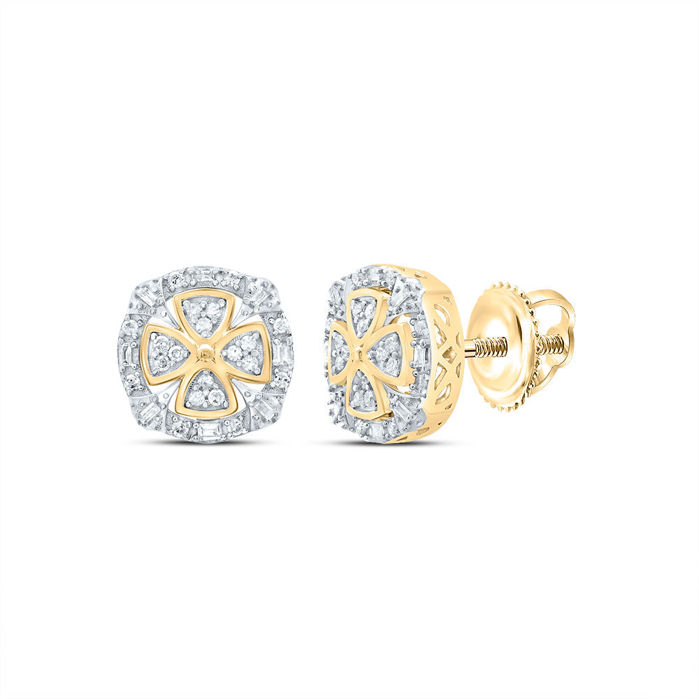 1/4CTW-DIA P1 GIFT CUSHION STUD EARRING Daisy Joyeria
