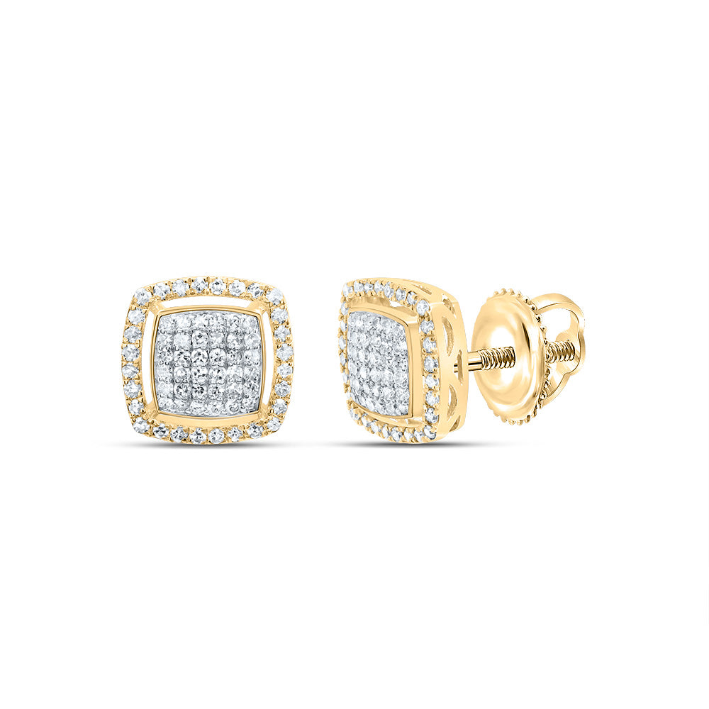 1/2CTW-DIA NK FASHION CUSHION EARRING Daisy Joyeria