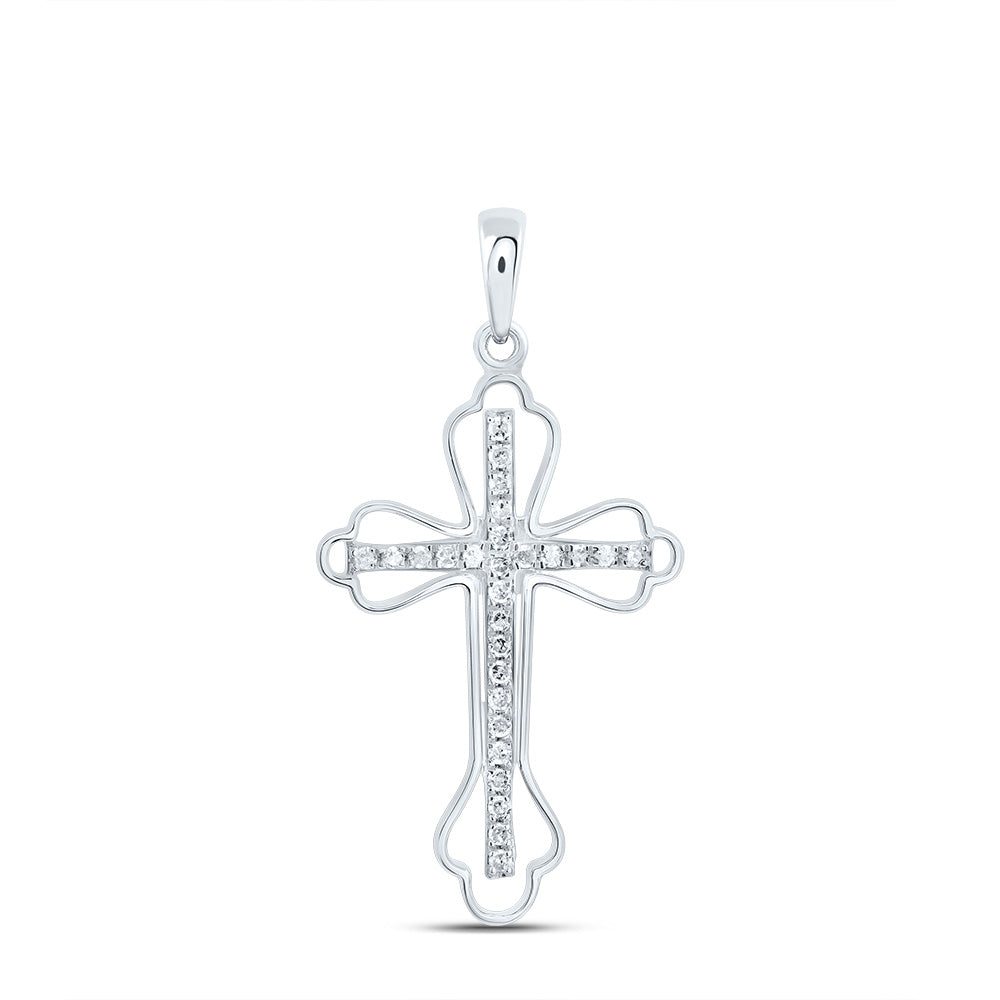 1/5CTW-DIA P1 GIFT CROSS PENDANT Daisy Joyeria