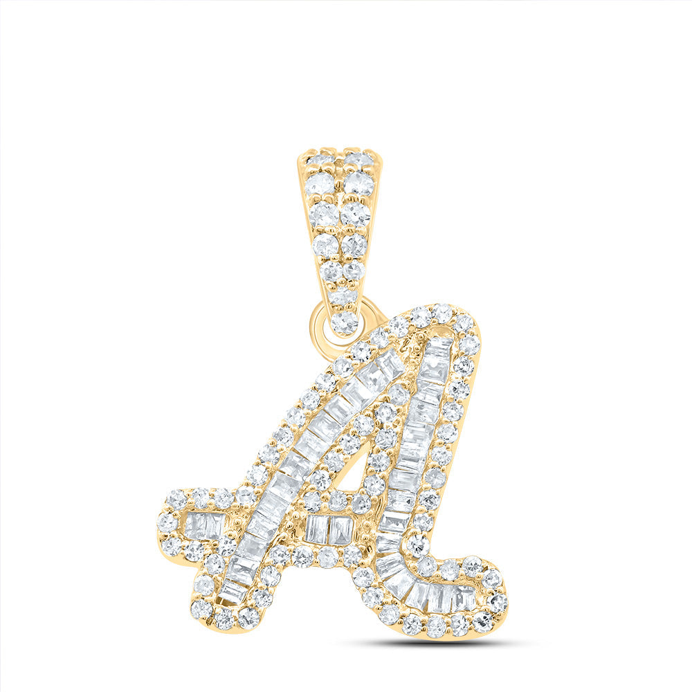 1/3CTW-DIA P1 GIFT INITIAL "A" PENDANT Daisy Joyeria
